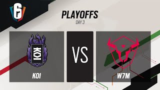 KOI vs w7m esports // Six Invitational 2023 – Playoffs – Day 8