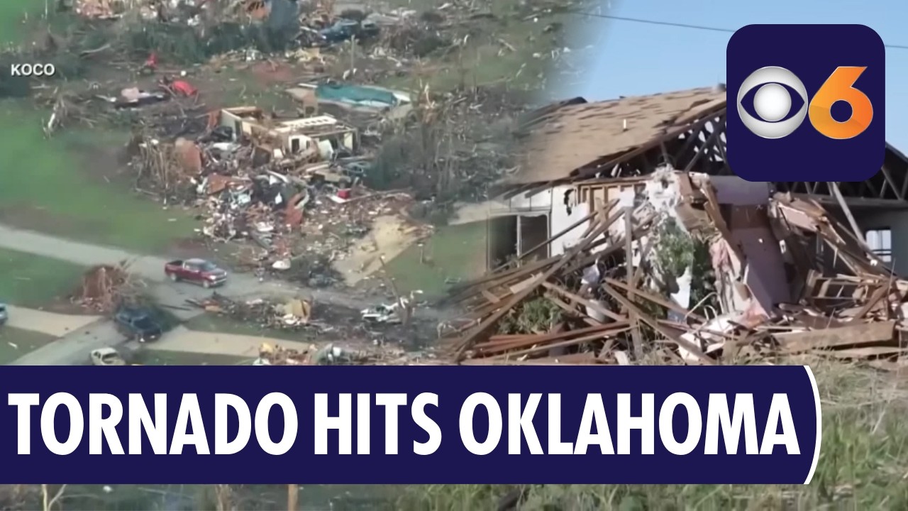 Violent tornado tears through Oklahoma town, damaging 40 homes but ...