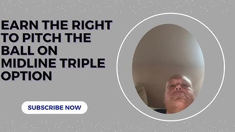 Earn the RIGHT to Pitch the Ball on Midline Triple Option