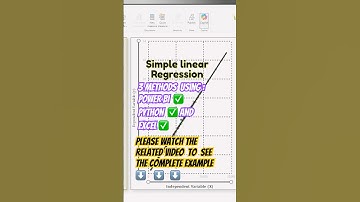 Using Power BI, Python & Excel ➡️Simple Linear Regression | LINESTX | RMSE | Dynamic Report pages✨