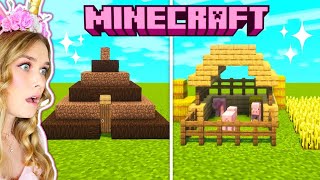 Survival Build Challenge In Minecraft POOP SHACK Vs FARM! (Ep7) by iamSanna 38,638 views 1 month ago 37 minutes