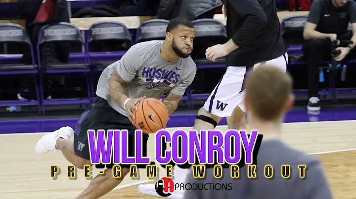 Will Conroy UW Assistant Coach Pre-game Workouts a...