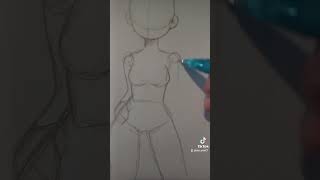 tutorial de pose #arte #short #artist #tutorial #tiktok #anime