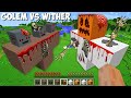 You can spawn scary dead golem vs scary dead wither in minecraft  biggest scary mob 
