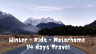 The South Island, winter, family road trip