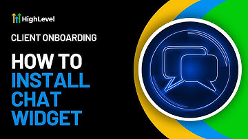 How to Install Chat Widget On Your Website: Go High Level