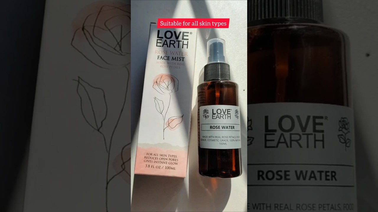 Love Earth Rose Water review ❤️ 