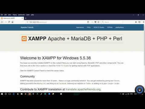 Accessing XAMPP PhpMyAdmin