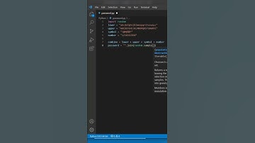 Generate a very secure password using only python...try it now🙂 | #shorts #python #coding #password