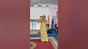 Rose Adjei ministering in PDCI ..