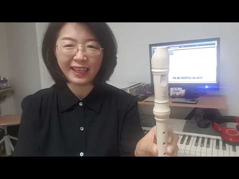 6학년 리코더 준비 -야마하 YRS-24B 소프라노 바로크식 리코더