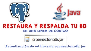 Respaldar y restaurar base de datos Postgres - Java Netbeans