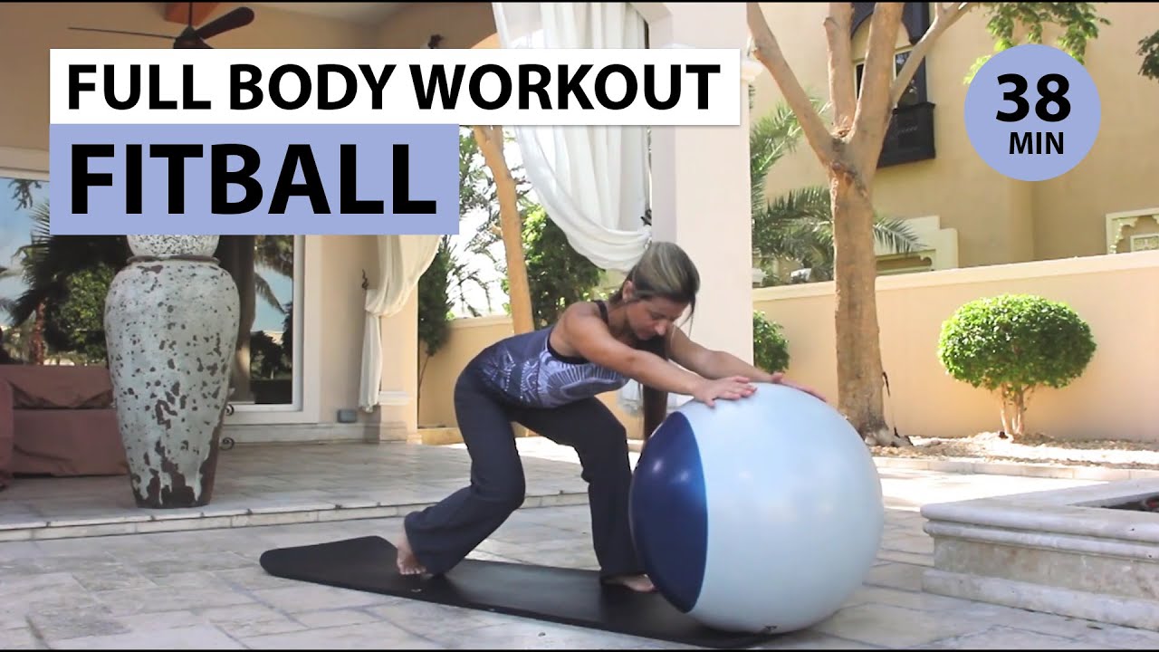 15 Minute Beginner Exercise Ball Workout- Workout with Jordan 