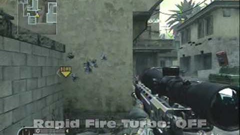 Xbox 360 Rapid Fire Turbo Controllers: M21 Gun COD4 Call of Duty 4: Modern Warfare