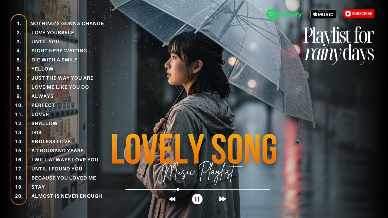 Best Romantic Mellow Songs with Acoustic Touch - Top Love Music Selection