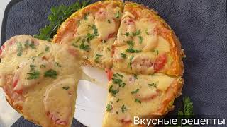 ПИЦЦА из кабачков 🍕 Pizza Рецепт из кабачков Кабачковая пицца #пицца #кабачки #вкусныерецепты