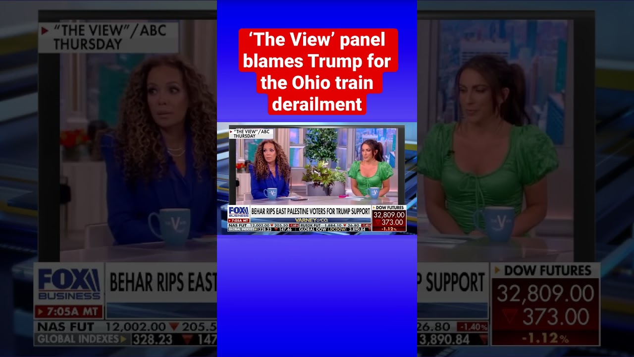 ‘THAT’S WHO YOU VOTED FOR’: Joy Behar slams East Palestine residents for supporting Trump #shorts