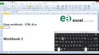 Close excel workbook