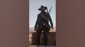 ALL BLACK Outfit RDR2 Story #rdr2 #shorts
