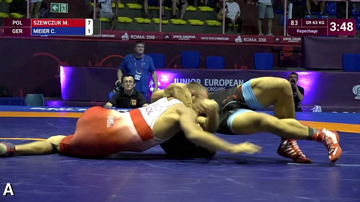 Repechage GR - 63 kg: M. SZEWCZUK (POL) v. C. MEIE...