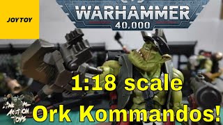 Joytoy Warhammer 40,000 Action Figure 1/18 - Ork Kommandos Dakka Boy Snarit, Figura Da Collezione In Scala