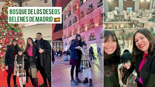 Vlog navideño en Madrid 🇪🇸 Visitamos el bosque de los deseos y belenes de Madrid