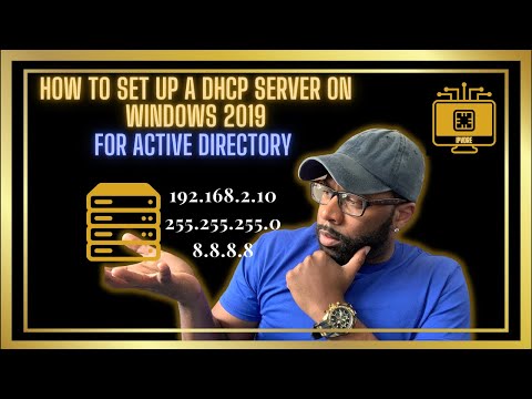 How to SETUP A DHCP SERVER on Windows Server 2019 for Active Directory