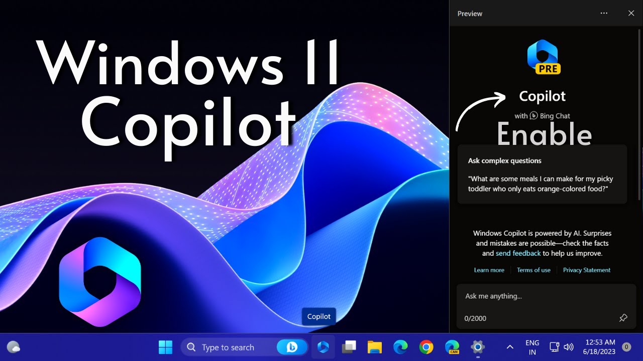 Hands On With Microsoft Copilot in Windows 11, Your Latest AI