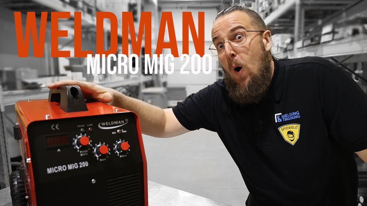Spawarka Weldman Micro MIG 200 - zestaw