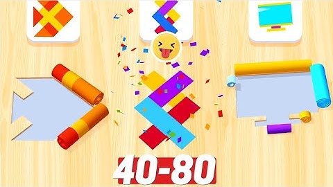 Color Roll 3D Gameplay Game App Walkthrough Level 1-40 iOS, Android HD Online Offline Hack Hacker