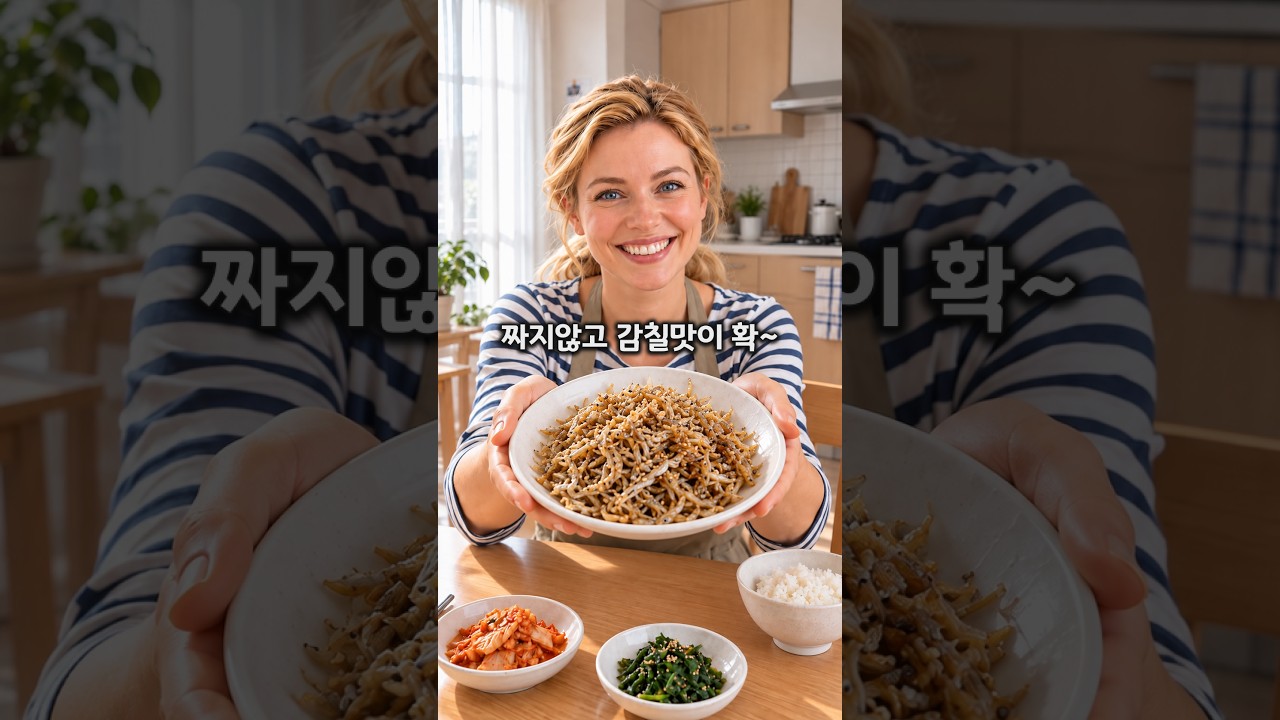 한국 시어머니가 멸치볶음에 간장 넣지 말래요!