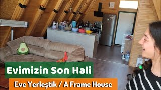 Üçgen Ahşap Evimize Yerleştik / Evin Son Hali / Köyde Bir Gün / A Frame House