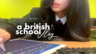 BRITISH school vlog: mock results, productive + ofc realistic