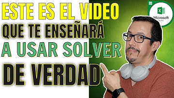 Como utilizar SOLVER en EXCEL para calculos complejos con presupuestos.