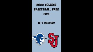 NCAA College Basketball Free Pick! Seton Hall vs St. Johns! #basketball