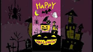 【イラスト】illustration  halloween  drawing  doodle  イラストメイキング ハロウィン shorts