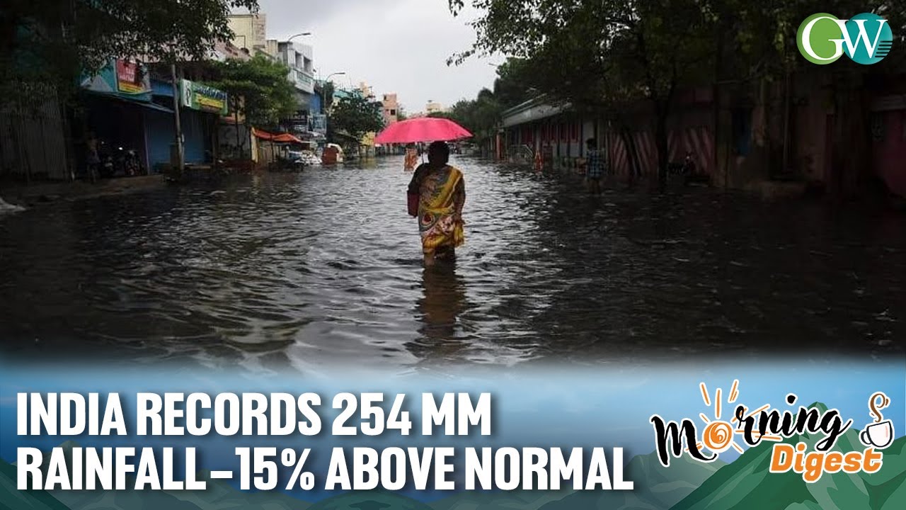 MID-2025 MONSOON: INDIA RECORDS 254 MM RAINFALL—15% ABOVE NORMAL