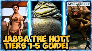 Jabba the Hutt Galactic Legend Event Tier 1-5 COMPLETED + GUIDE - Greetings Exalted One Jabba Unlock