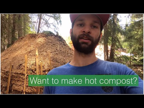 Composting Wood - getting your compost "hot" with FREE kickstarters