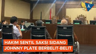 Momen Hakim Cecar Pejabat Kominfo, Kesaksiannya Berbelit-belit di Sidang Johnny Plate