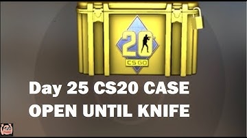Opening Cs20 Cases until knife day 25