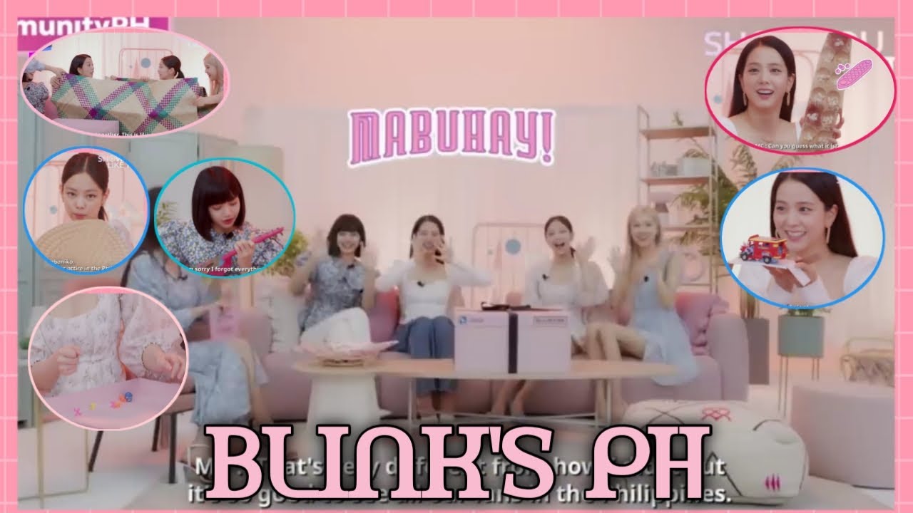 Blackpink talk about Filipino fans And Introduce Filipino item (Eng Sub)(GLOBE LIVE STREAM)