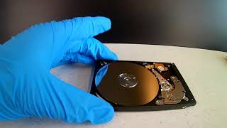 Hard drive scored platters recoverable or not? Solved