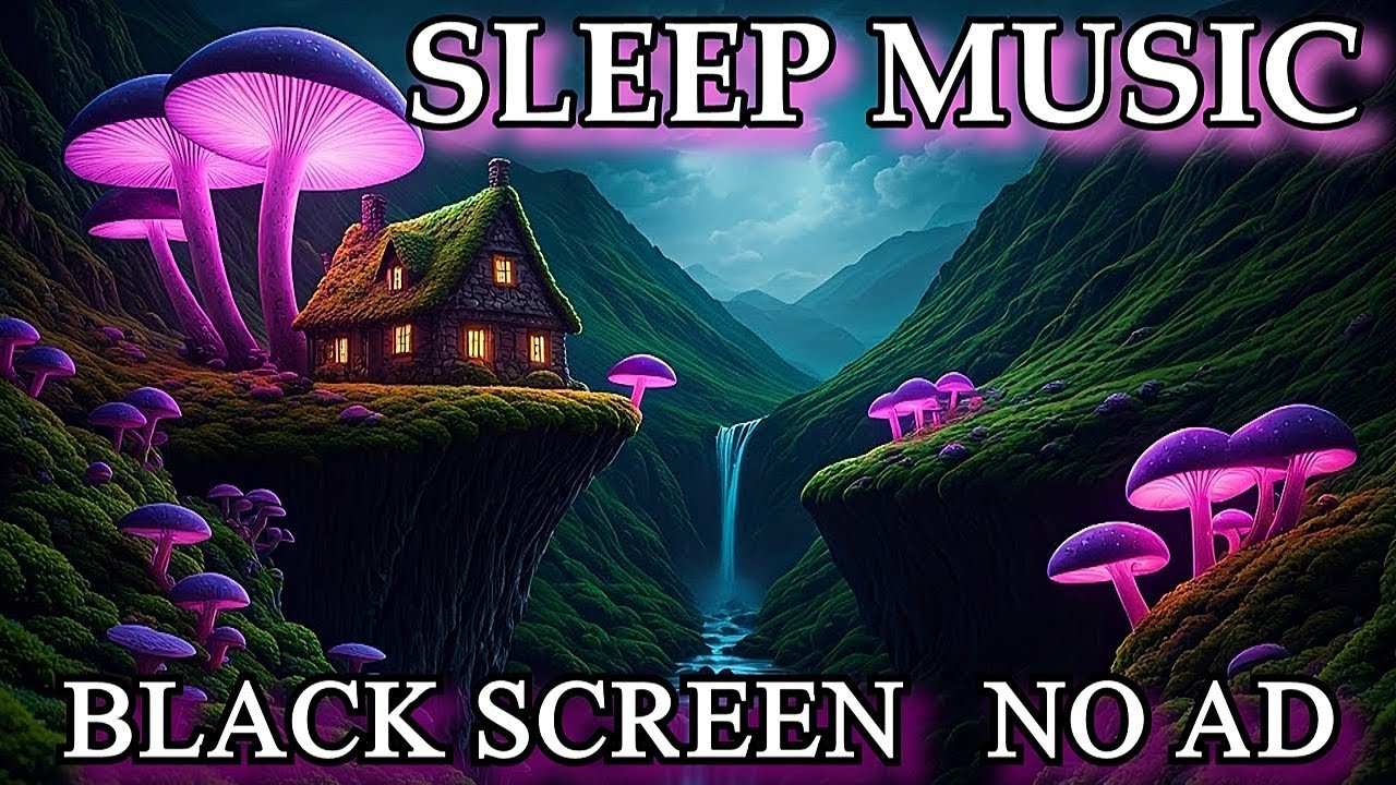 MEDITATIVE Sleep Music NO ADS, Deep Sleeping Music, BLACK SCREEN, Relaxing Healing Meditation Music