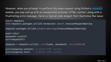 Resolving the Python HTTP Request Issue: How to Get a Proper JSON Response