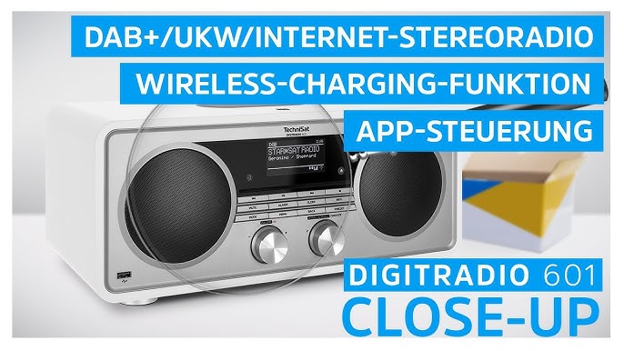 DIGITRADIO 584 | DAB+/UKW Charging Wireless mit TechniSat Internetradio - YouTube 