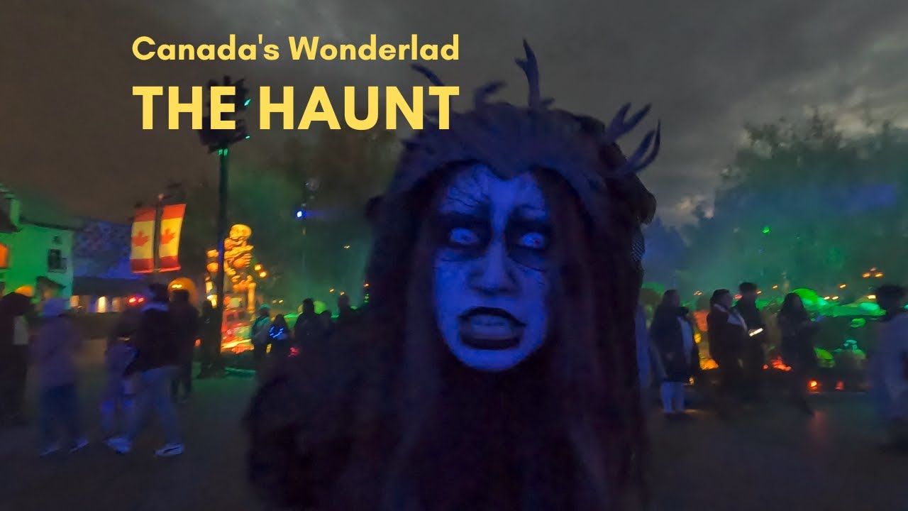 Viral.  Halloween Haunt : SCREAM at Canada's Wonderland, the day of the dead Tour at Night  Oct 2022
