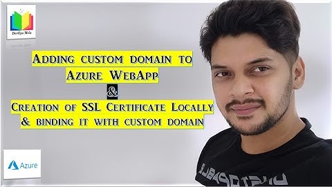 Custom Domain to Azure Web APP | Creation SSL Certificate locally | OpenSSL | ASP.NET Application