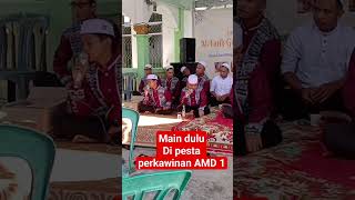 Main hadroh di pesta perkawinan AMD1 BUNTOK#majelissholawat #majelisilmu #hadroh #shorts