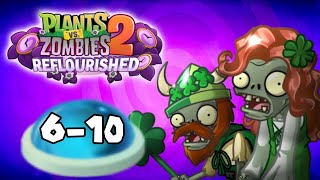 Plants Vs. Zombies 2 Reflourished: Luck O' The Zombie Thymed Event Levels 6-10